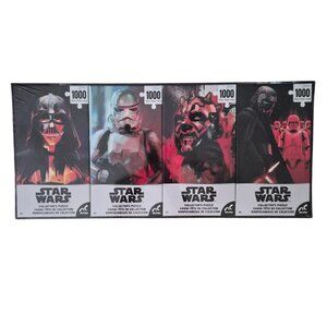Star Wars Collector’s Jigsaw Puzzle Set 4-Pack 1000 Pieces Each 24"x19" Sealed